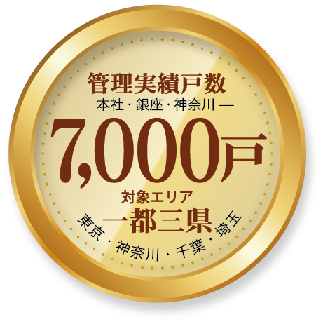 管理実績戸数7,000戸